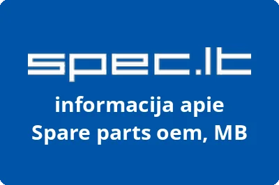 Spare parts oem, MB | spec.lt