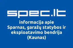 Sparnas, garažų statybos ir eksploatavimo bendrija (Kaunas) | spec.lt
