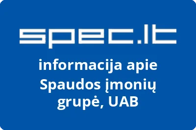 Spaudos įmonių grupė, UAB