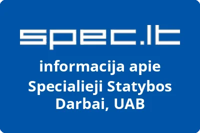 Specialieji statybos darbai, UAB