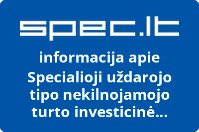 Specialioji uždarojo tipo nekilnojamojo turto investicinė bendrovė INVL Baltic Real Estate