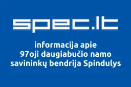 97oji daugiabučio namo savininkų bendrija Spindulys | spec.lt