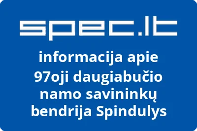 97oji daugiabučio namo savininkų bendrija Spindulys