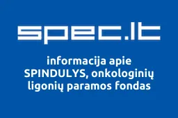 SPINDULYS, onkologinių ligonių paramos fondas iliustracija