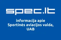 Sportinės aviacijos valda, UAB iliustracija