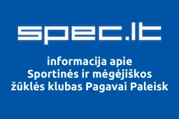 Sportinės ir mėgėjiškos žūklės klubas Pagavai Paleisk iliustracija
