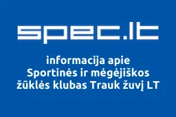 Sportinės ir mėgėjiškos žūklės klubas Trauk žuvį LT iliustracija