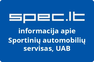 Sportinių automobilių servisas, UAB