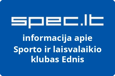 Sporto ir laisvalaikio klubas Ednis | spec.lt