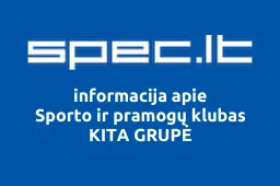 Sporto ir pramogų klubas KITA GRUPĖ | spec.lt