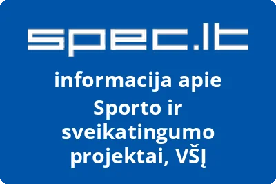 Sporto ir sveikatingumo projektai, VŠĮ | spec.lt