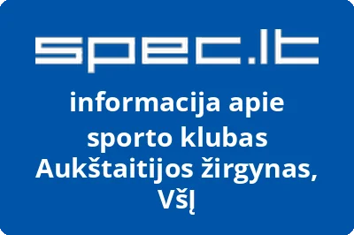 sporto klubas Aukštaitijos žirgynas, VŠĮ