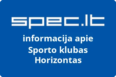 Sporto klubas Horizontas | spec.lt