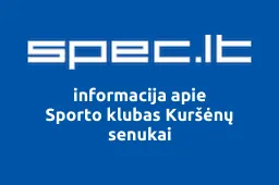 Sporto klubas Kuršėnų senukai | spec.lt