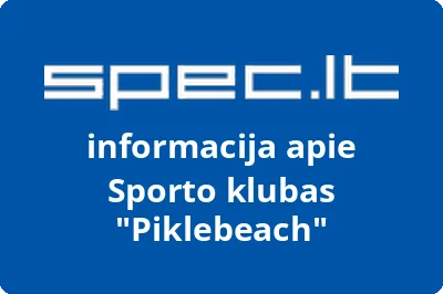 Sporto klubas Piklebeach | spec.lt