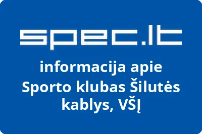 Sporto klubas Šilutės kablys, VŠĮ