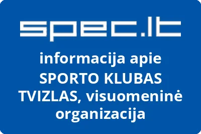 SPORTO KLUBAS TVIZLAS, visuomeninė organizacija