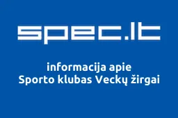 Sporto klubas Veckų žirgai iliustracija