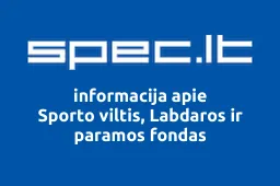 Sporto viltis, Labdaros ir paramos fondas | spec.lt