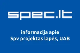 Spv projektas lapės, UAB | spec.lt