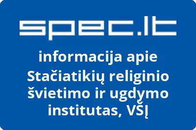 Stačiatikių religinio švietimo ir ugdymo institutas, VŠĮ