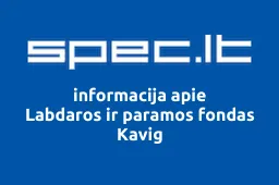 Labdaros ir paramos fondas Kavig | spec.lt