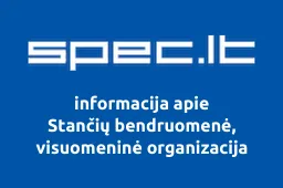 Stančių bendruomenė, visuomeninė organizacija