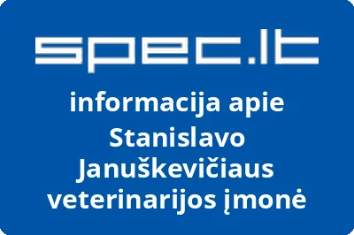 Stanislavo Januškevičiaus veterinarijos įmonė
