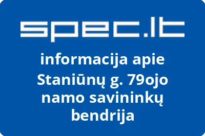 Staniūnų g. 79ojo namo savininkų bendrija