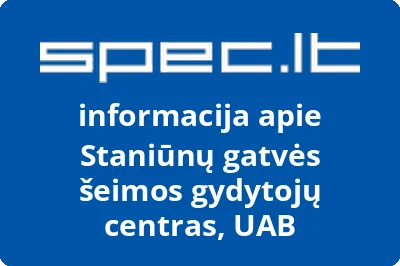 Staniūnų gatvės šeimos gydytojų centras, UAB