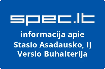 Stasio Asadausko, IĮ Verslo Buhalterija