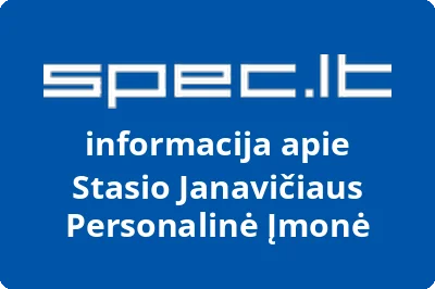 Stasio Janavičiaus Personalinė Įmonė
