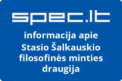 Stasio Šalkauskio filosofinės minties draugija