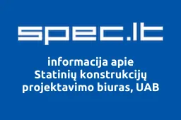 Statinių konstrukcijų projektavimo biuras, UAB iliustracija