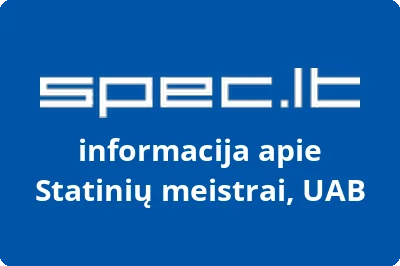 Statinių meistrai, UAB | spec.lt