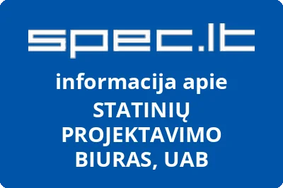 Statinių projektavimo biuras, UAB | spec.lt
