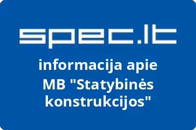 Statybinės konstrukcijos, MB | spec.lt