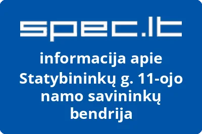 Statybininkų g. 11ojo namo savininkų bendrija