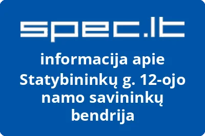 Statybininkų g. 12ojo namo savininkų bendrija