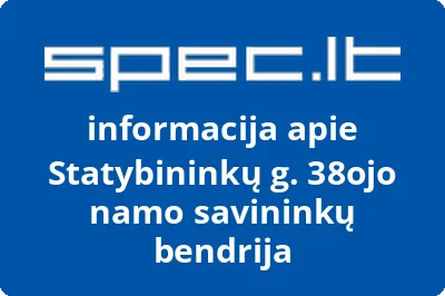 Statybininkų g. 38ojo namo savininkų bendrija