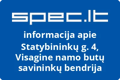 Statybininkų g. 4, Visagine namo butų savininkų bendrija