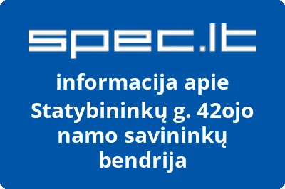 Statybininkų g. 42ojo namo savininkų bendrija