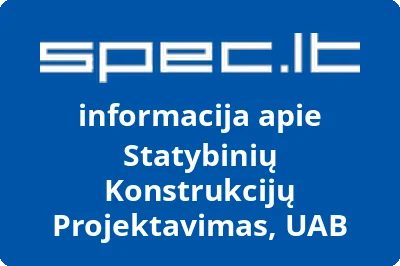 Statybinių konstrukcijų projektavimas, UAB