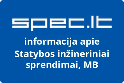 Statybos inžineriniai sprendimai, MB