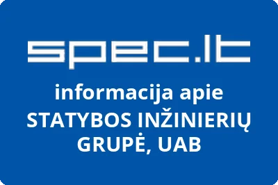 STATYBOS INŽINIERIŲ GRUPĖ, UAB