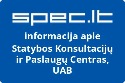Statybos konsultacijų ir paslaugų centras, UAB