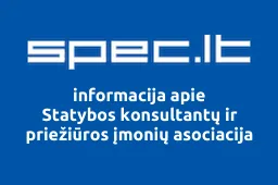 Statybos konsultantų ir priežiūros įmonių asociacija | spec.lt