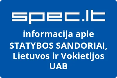 STATYBOS SANDORIAI, Lietuvos ir Vokietijos, UAB