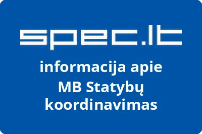 Statybų koordinavimas, MB | spec.lt