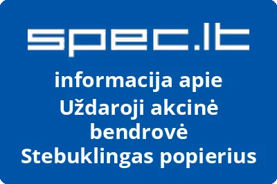 Stebuklingas popierius, UAB